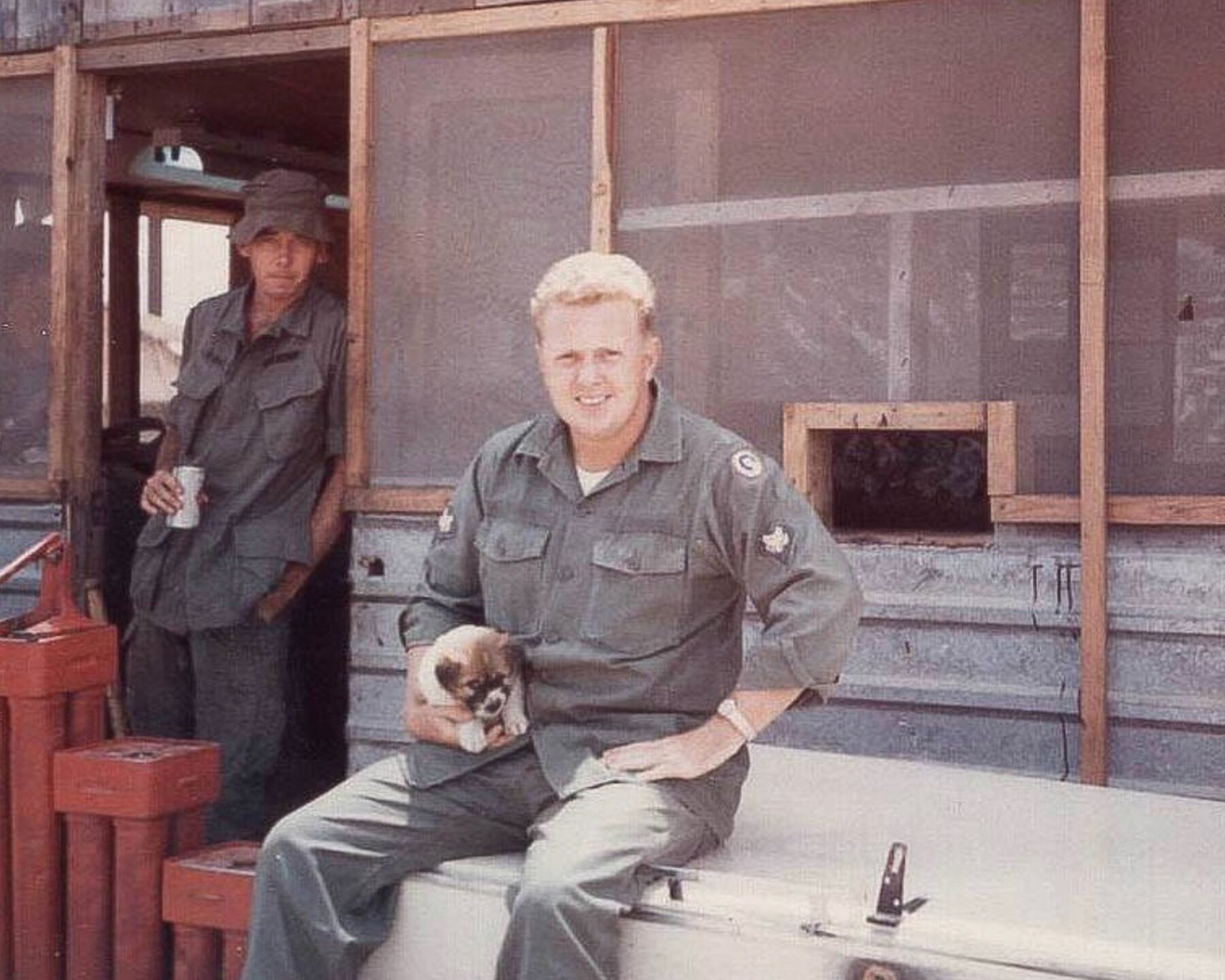 Young Tom Snyder during his Army service