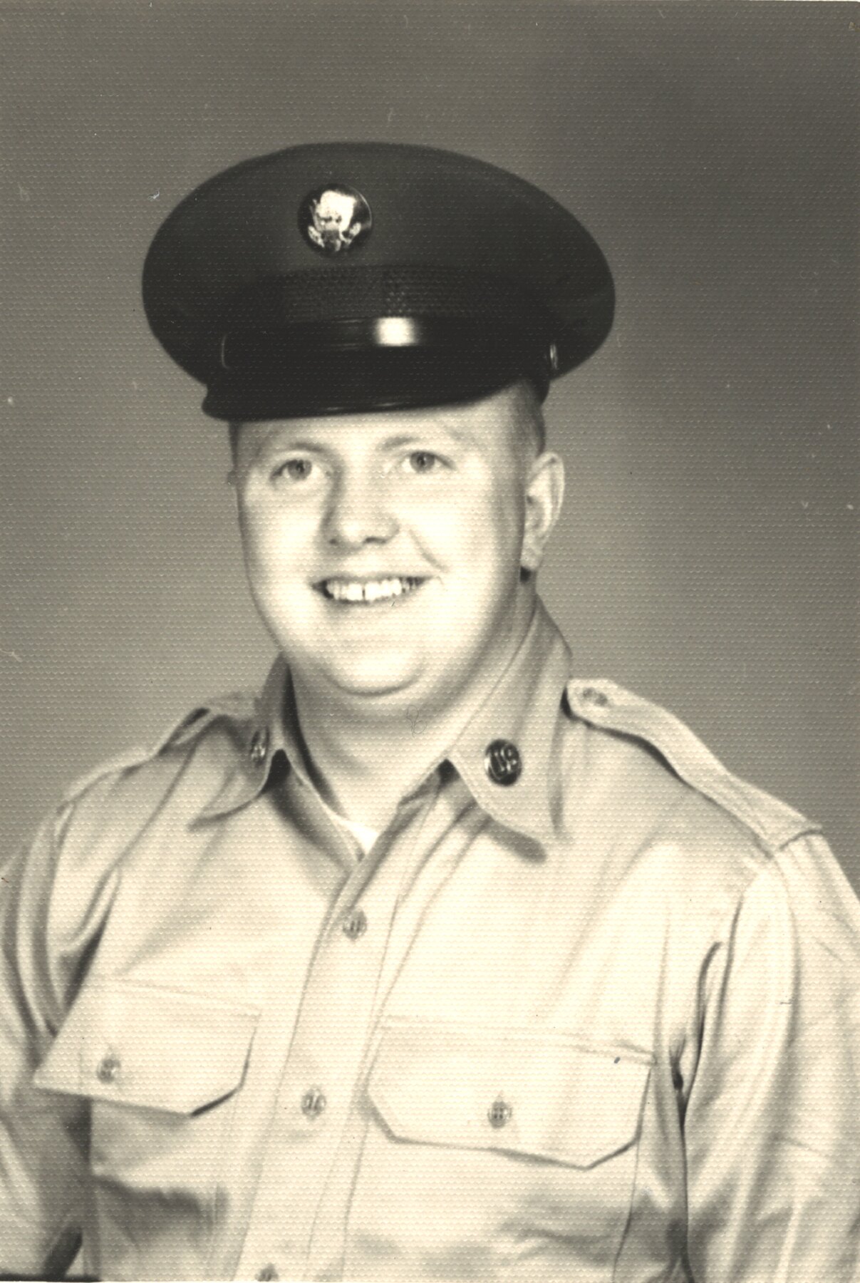 Young Tom Snyder in his Army uniform